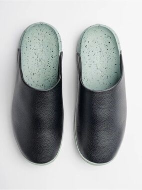 SNIBBS Clog Slip-On Work Shoe Mint Chip Black Green Gorpcore Vegan W 8.5 M 7